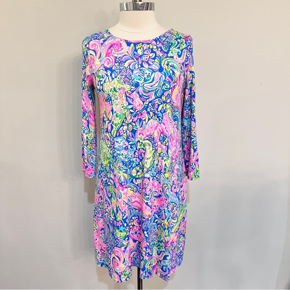 Lilly Pulitzer Ophelia Swing Dress Pop Up 60 Animals Print M Limited Edition